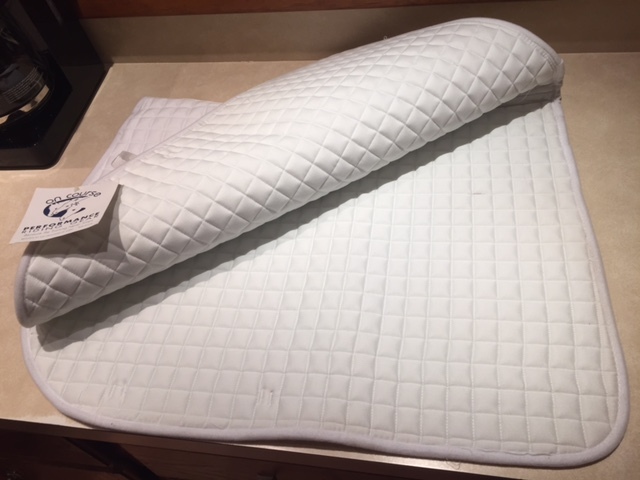 On Course White Full size Square Pad NWT
