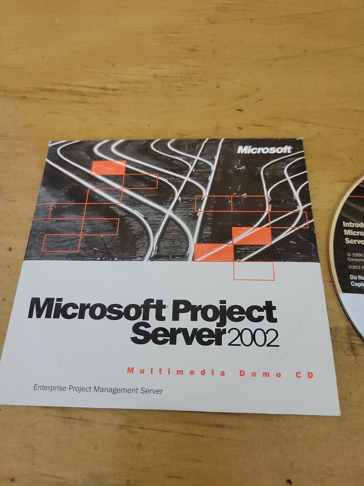 Microsoft Project Server 2002 Multimefia Demo CD