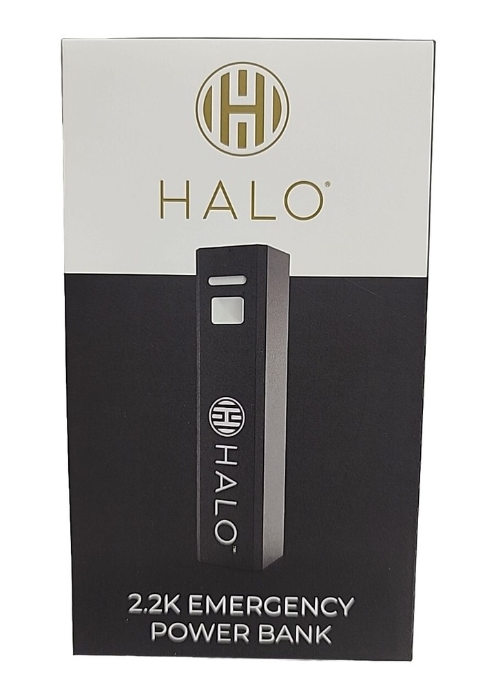 Halo 2.2k Emergency Power Bank USB-C Input, USB-A Output, LED indicator