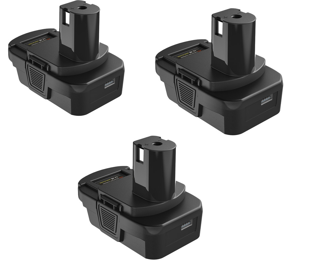 3pack,DM18RL Adapter Compatible with Ryobi 18V Tools Replacement for 18V Battery