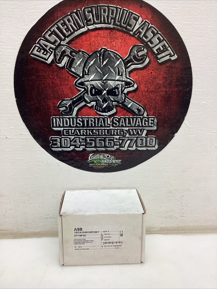 ABB Manual Transfer Switch *NIB* OT16F3C 3 POLE 16A