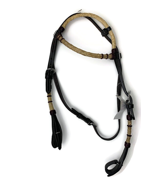 Western Brown Leather Headstall