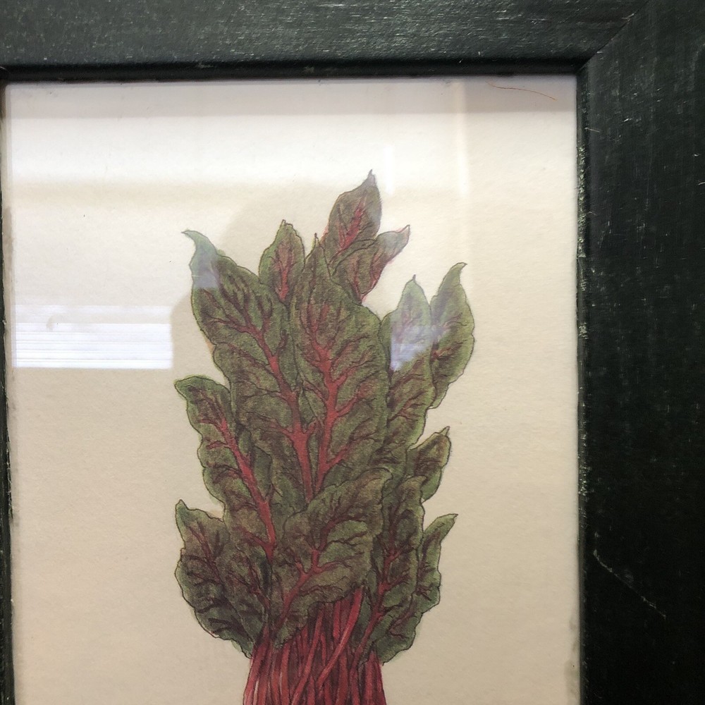 “Beets Me” Art, Kitchen Art. Red Beets In A Green Frame