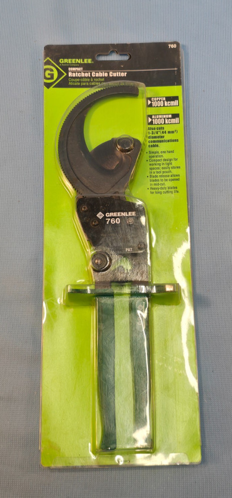 GREENLEE 760 COMPACT RATCHET CABLE CUTTER