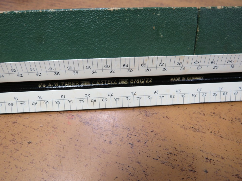 A W Faber & Castell 873C/Z2 Architect Engineering Triangular Ruler w/ box