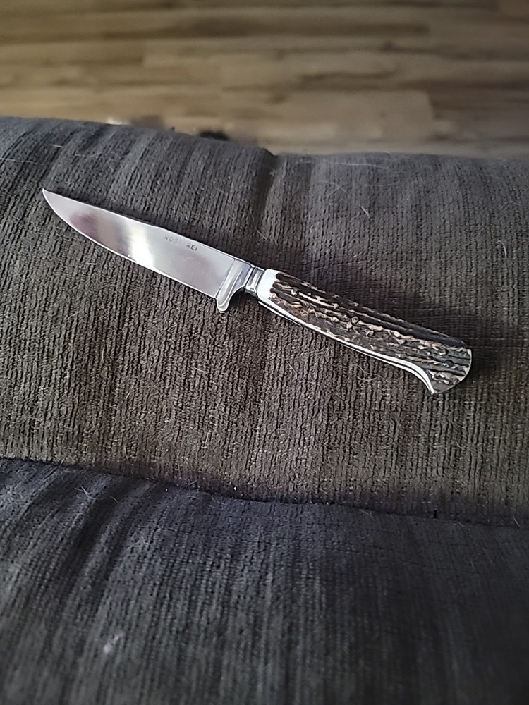 Solingen Germany Rostfrei  Hunting Knife,  Stag Handle