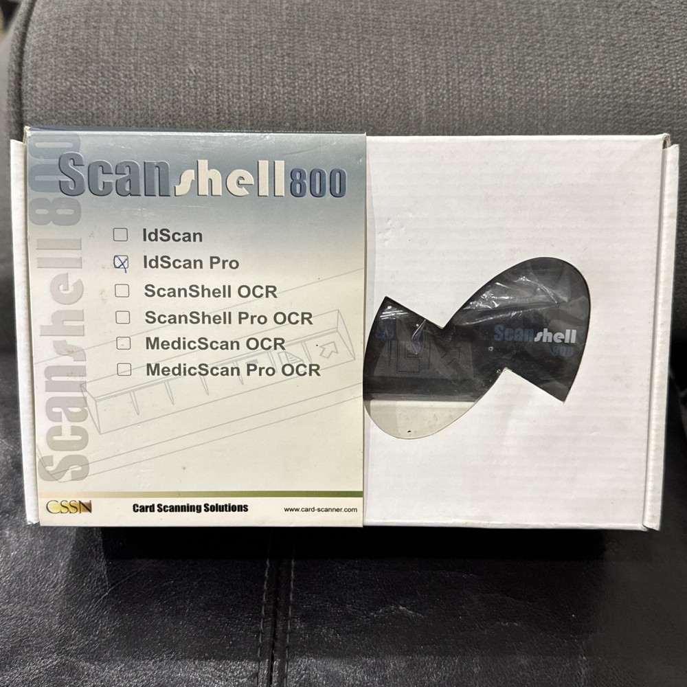 CARD SCANNING SOLUTIONS SCANSHELL 800