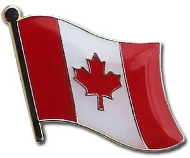 CANADA LAPEL FLAG PIN  - NEW