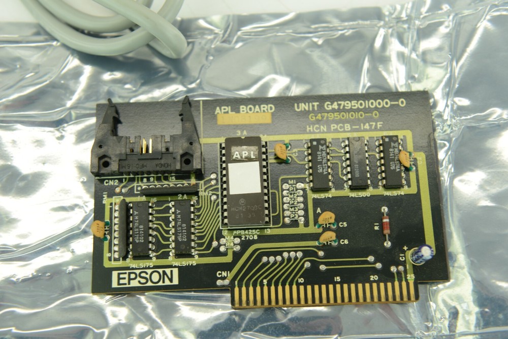 Apple Lot - Epson APL Board & Cable - Imagewriter Printer Cable - Empty Boxes