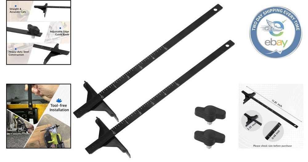Replacement Rip Fence Guide for Ryobi Models - Tool-Free Installation Included