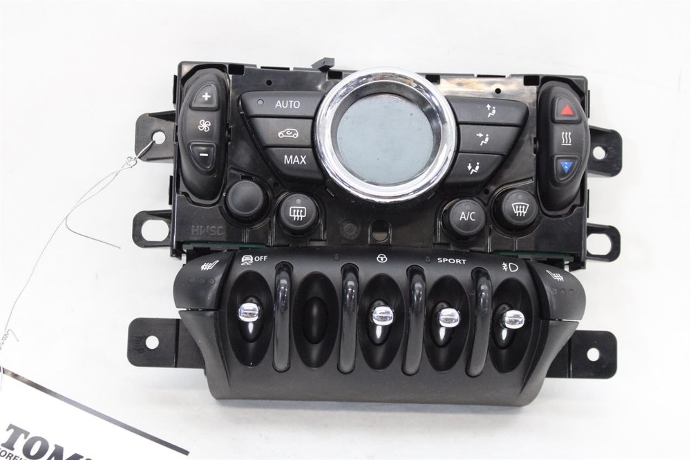 Used A/C Selector Switch fits: 2013 Mini Paceman w/automatic temperature control
