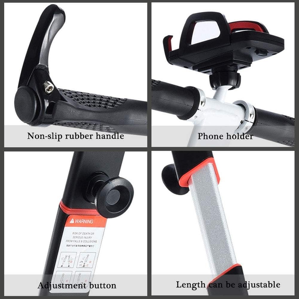 Scooter Handle Adjustable Handlebar for Segway Ninebot Mini PRO with Phone Mount