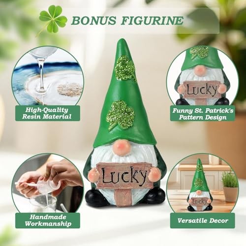 St. Patrick's Day Decorations | 7PCS St. Patrick's Day Tiered Tray Decor |