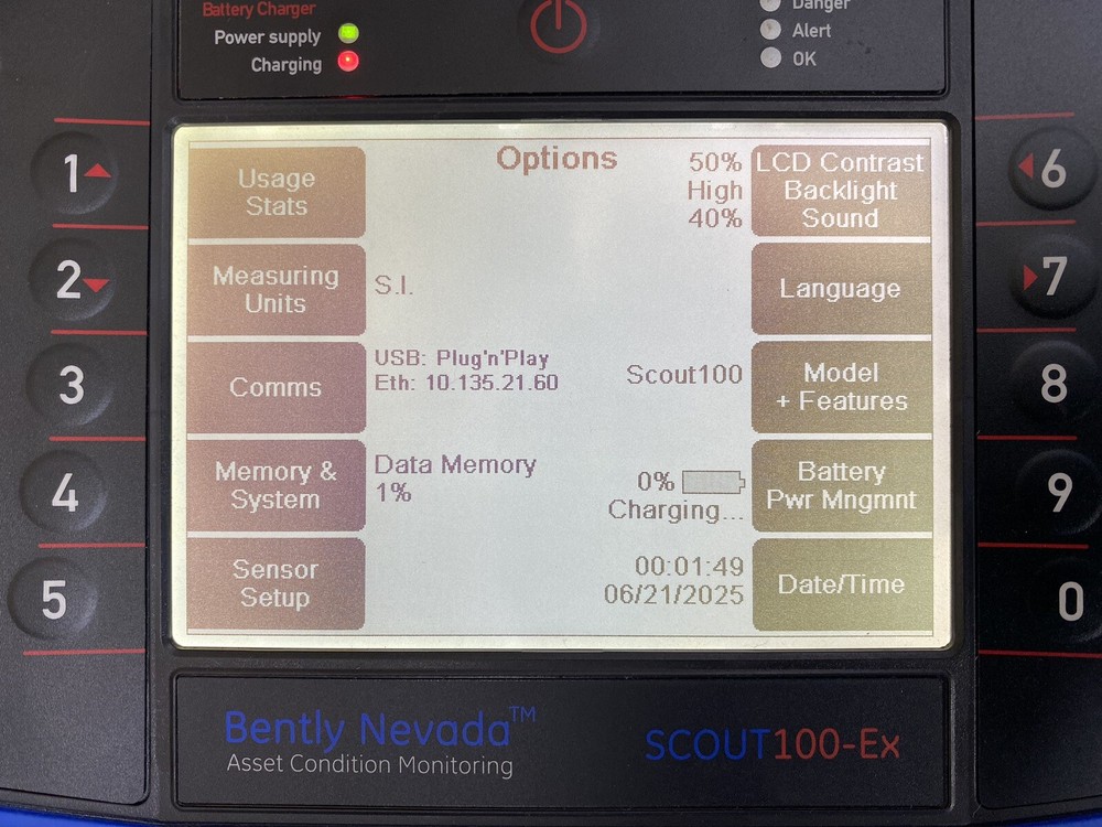 Bently Nevada SCOUT100-EX Vibration Data Collector,Analyzer and Balancer Kit