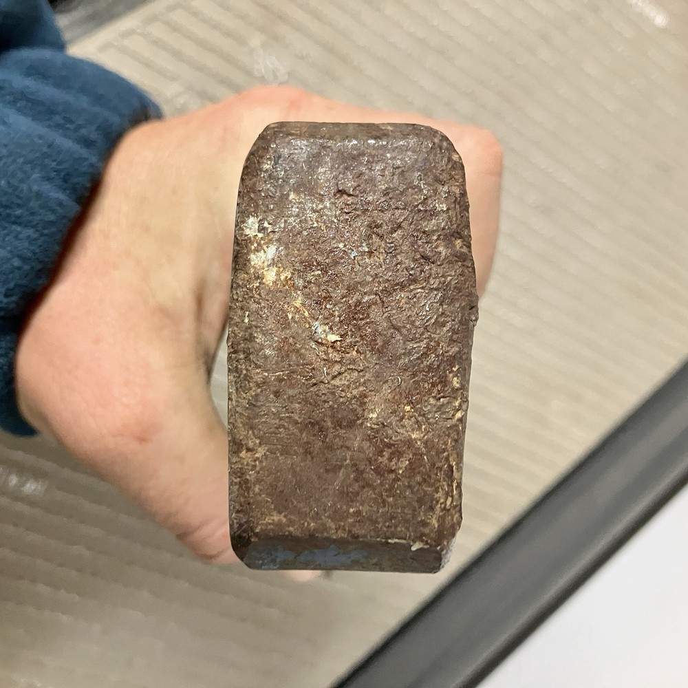 Possibly a Collins Axe Head Michigan Pattern Original Blue Paint