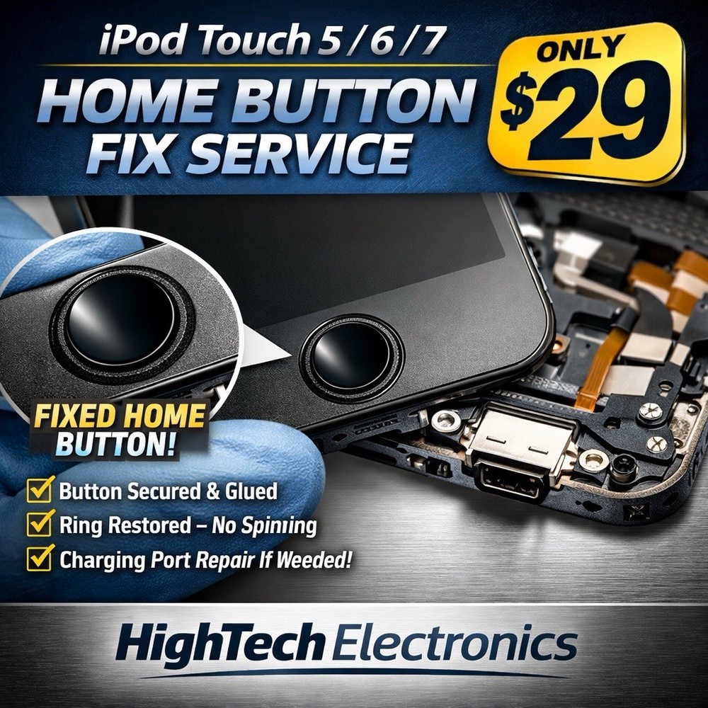 iPod Touch 5 / 6 / 7 – Home Button Fix Service