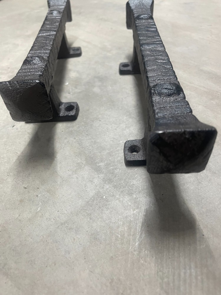 1 Barn Door Pull Handle Rustic HEAVY Cast Iron Grab Gate Handles Easy Install 9"