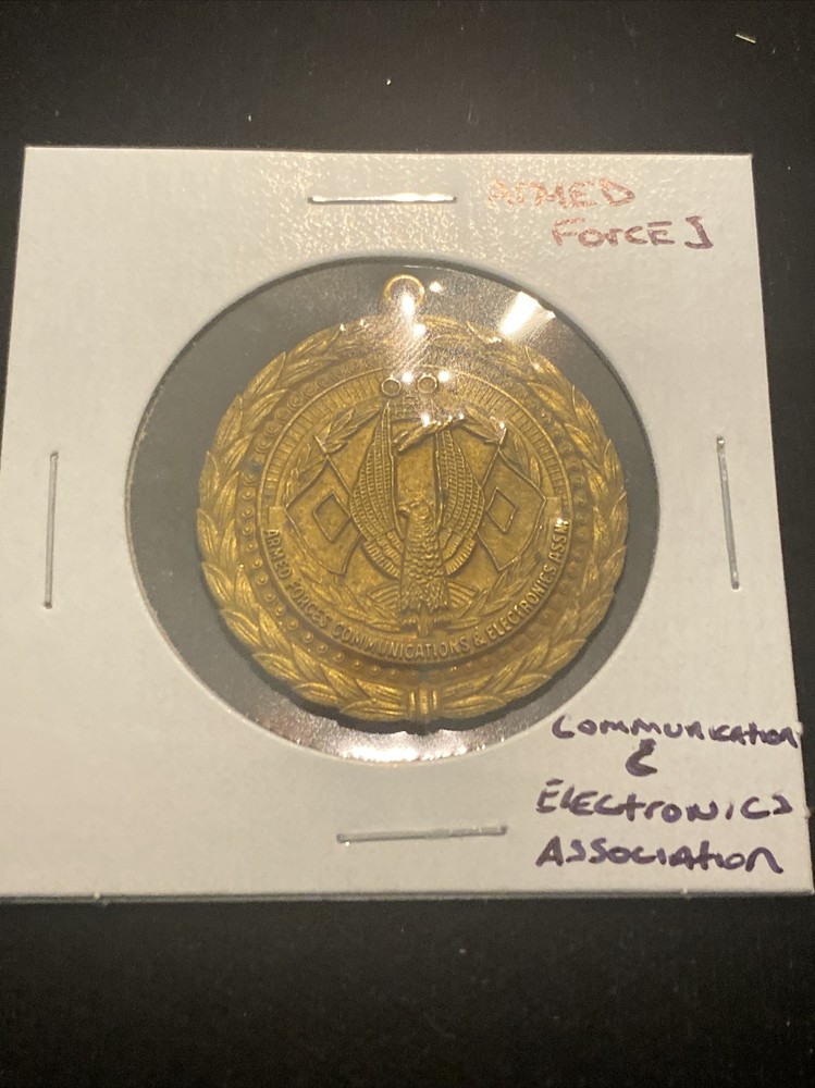 Armed Forces Communication And Electronics Medallion Token Undated