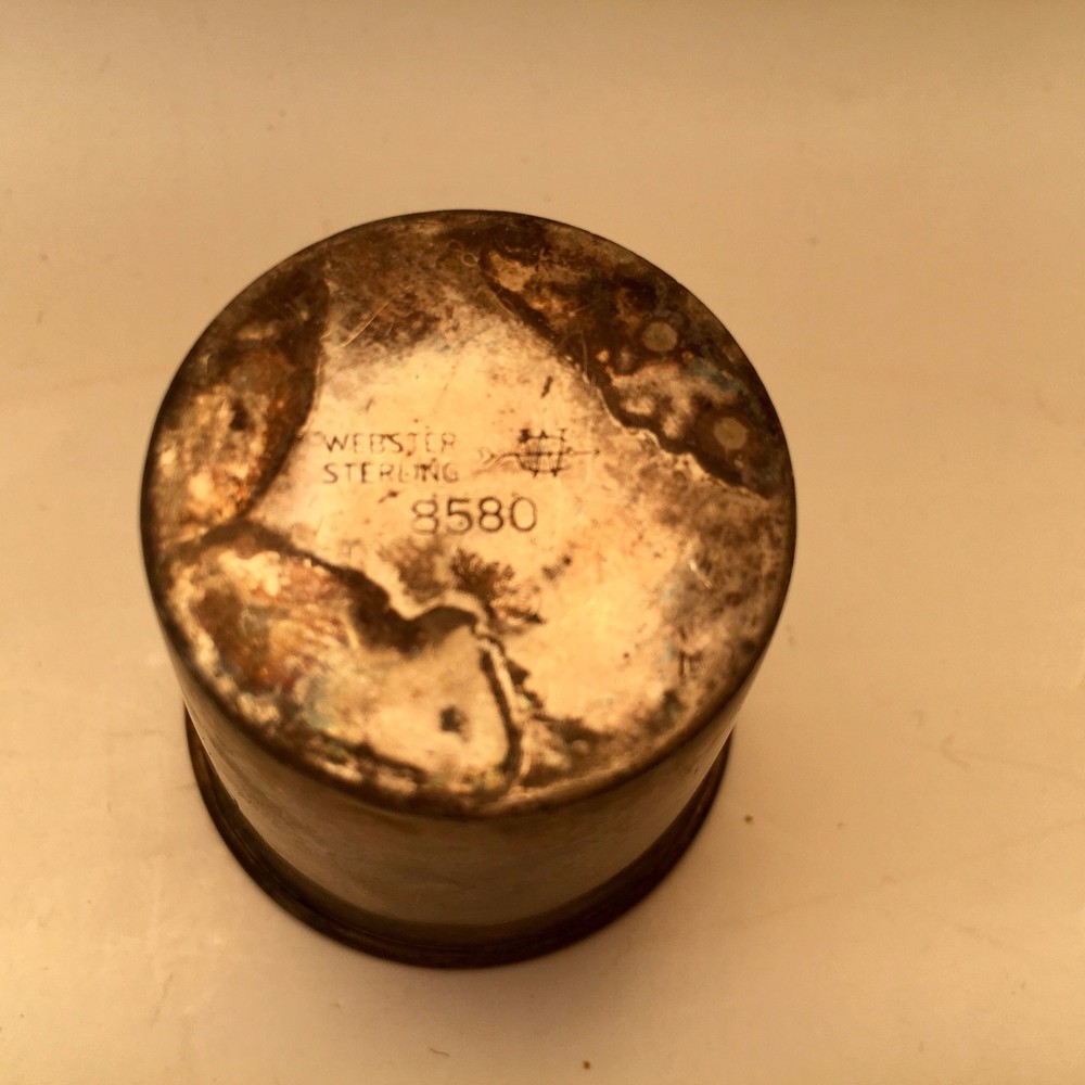 VINTAGE WEBSTER STERLING SILVER Shot Glass 1 OZ