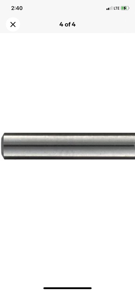 Precision Twist D33F Solid Carbide Short Drill Bit, Uncoated (Bright) Qty 2