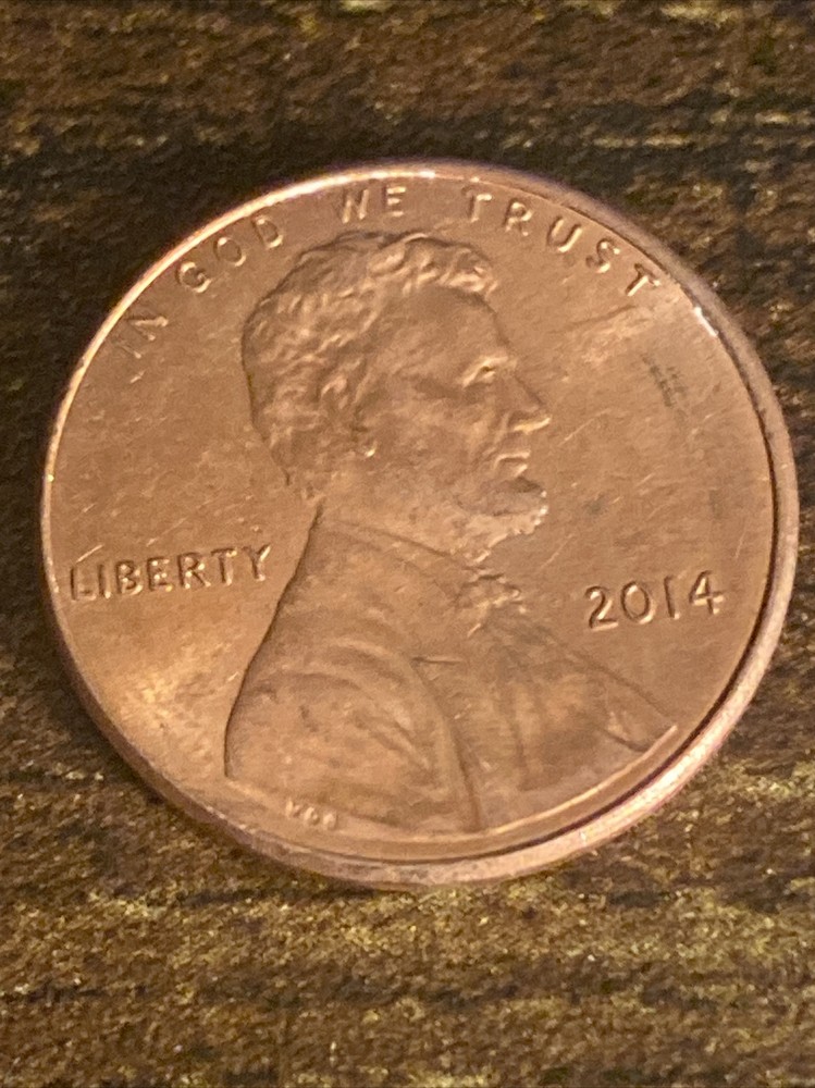 2014 Lincoln Cent Penny (Red) Actual Coin TK3390*