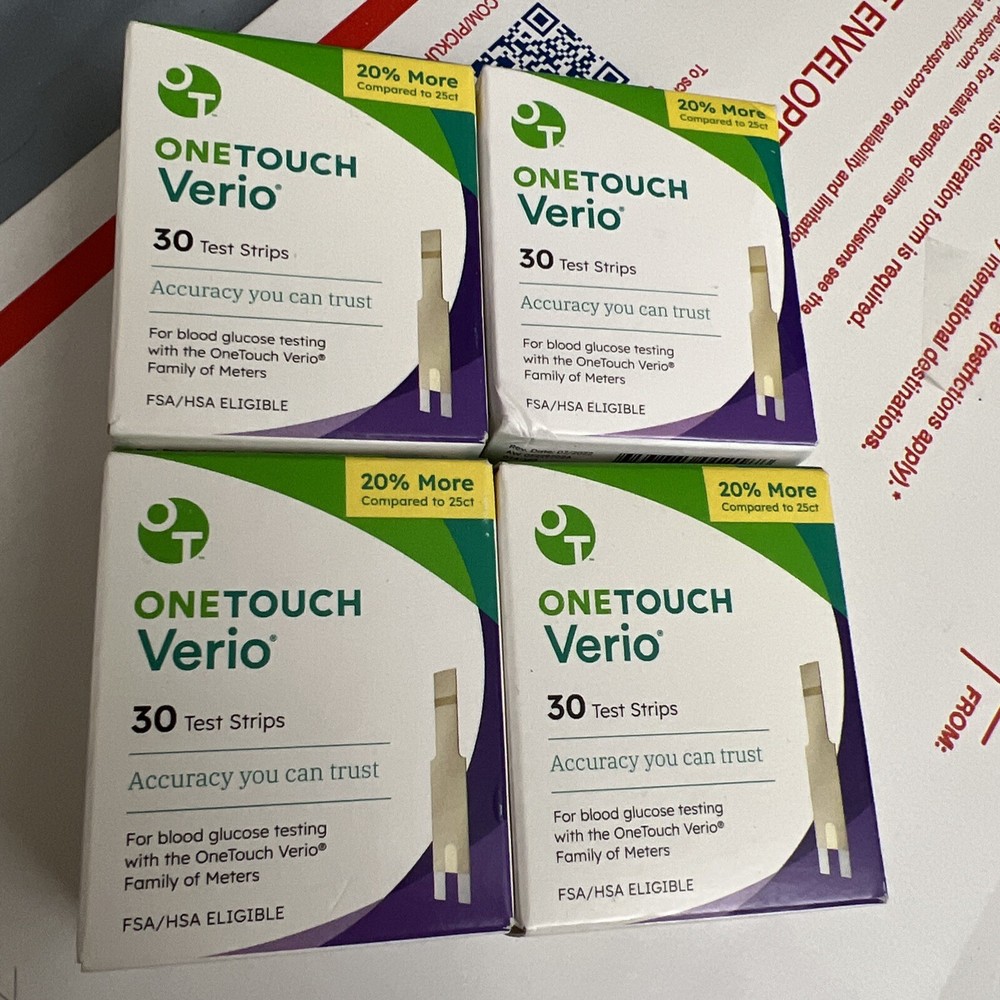 120ct One Touch  Verio Test Strips exp5-2027wow