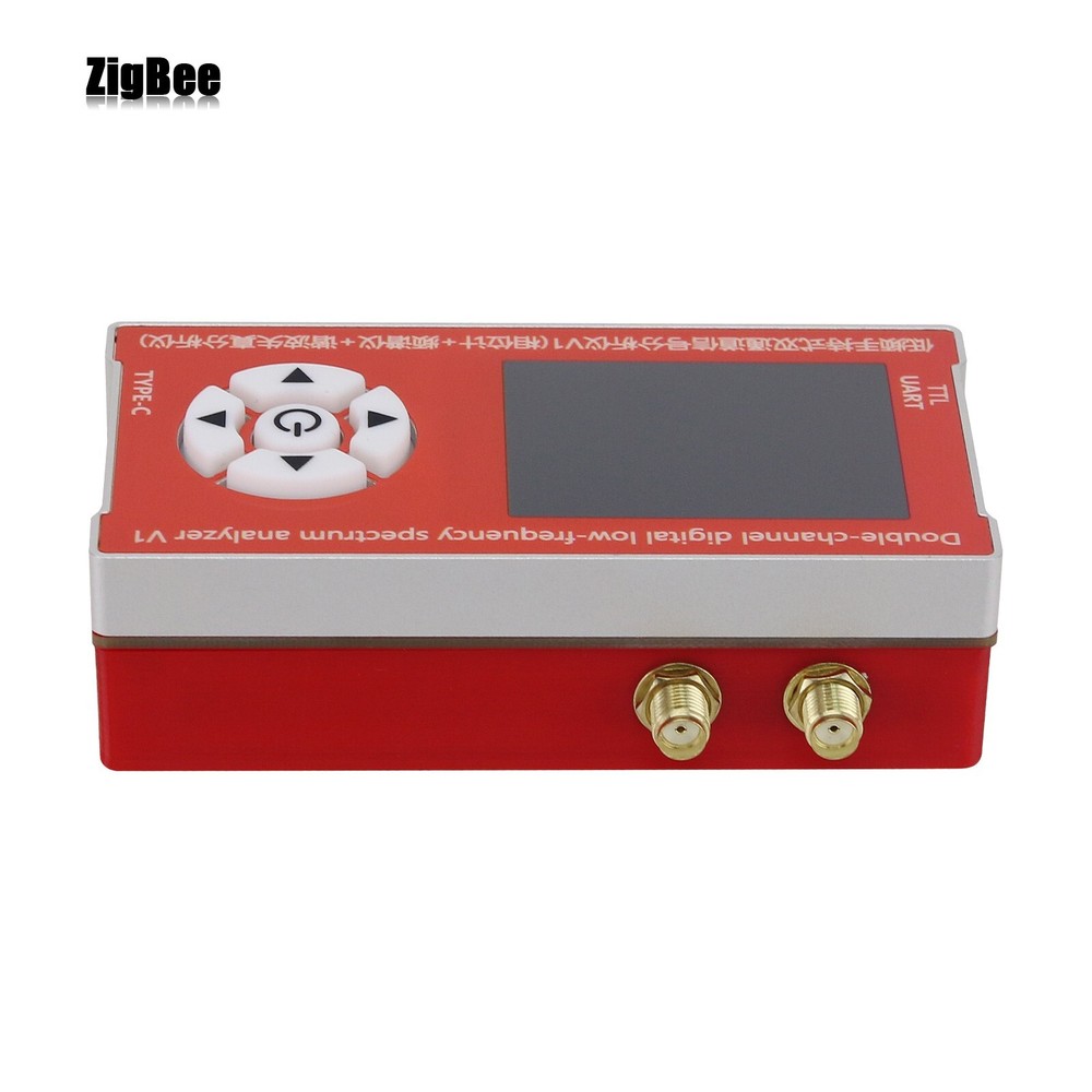 Double-channel Digital Low-frequency Handheld Spectrum Analyzer 10Hz-800kHz