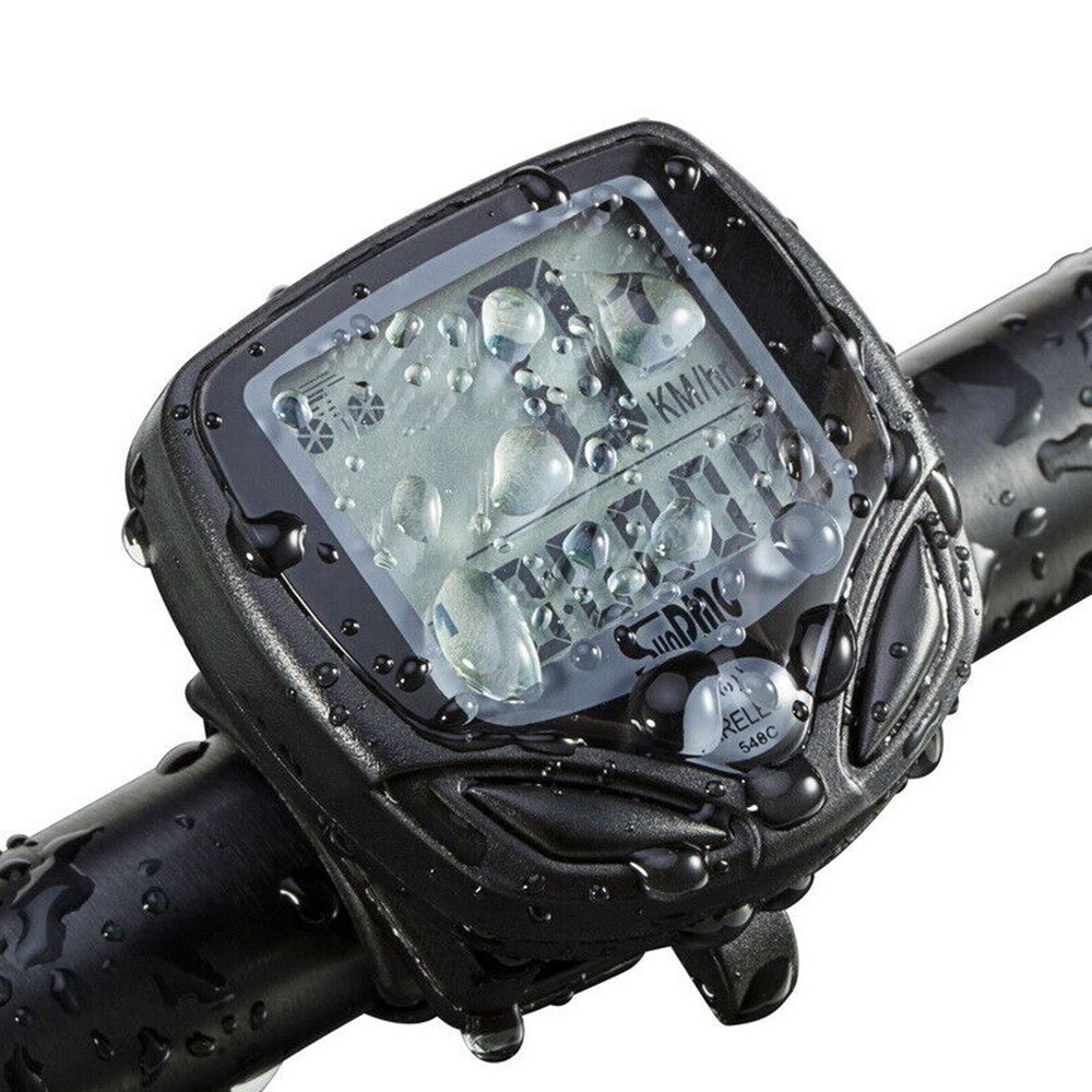 Bike Speedometer LCD Wireless Bicycle Computer Odometer Cadence Waterproof mX