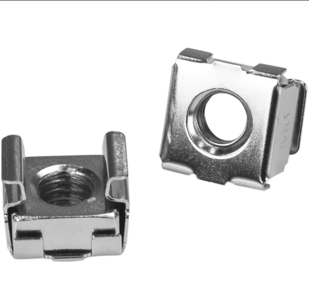 StarTech M6 Mounting Screws and Cage Nuts for Server Rack Cabinet - 100 / Pack