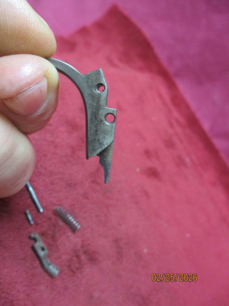 Remington Model 24, 22LR, 1930,, PART: Trigger Assembly