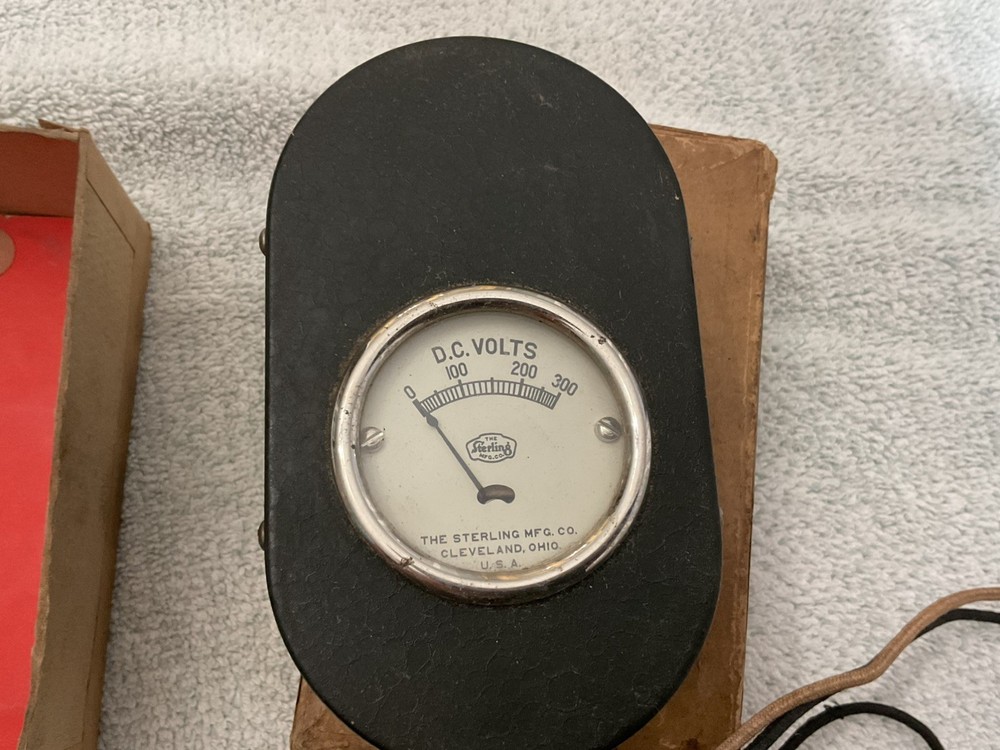 Sterling Type R-415 DC Volt Meter in Original Box