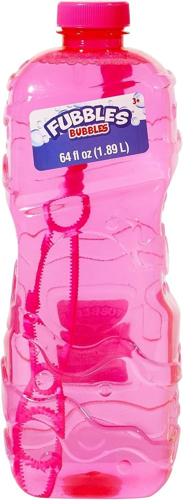 Fubbles Jumbo 64oz Bubble Solution | Safe, Long Lasting Fun for Outdoor Play