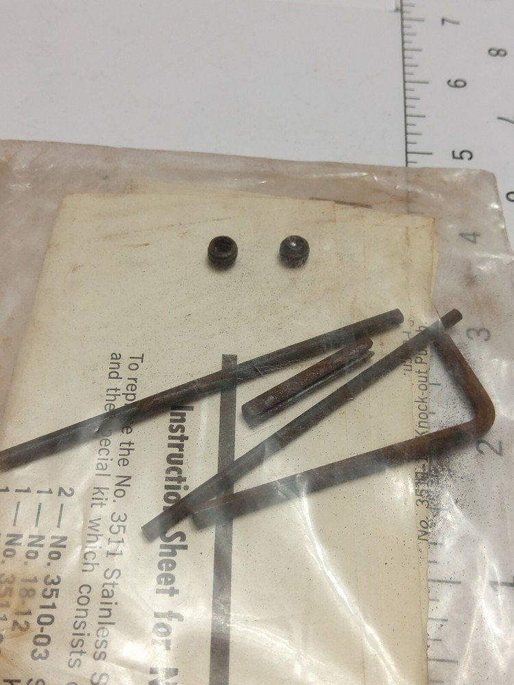 DRAIN CABLE SEWER AUGER CABLE END REPLACEMENT KIT (NOS)