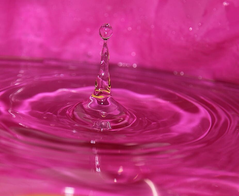 Pink Bubble Water