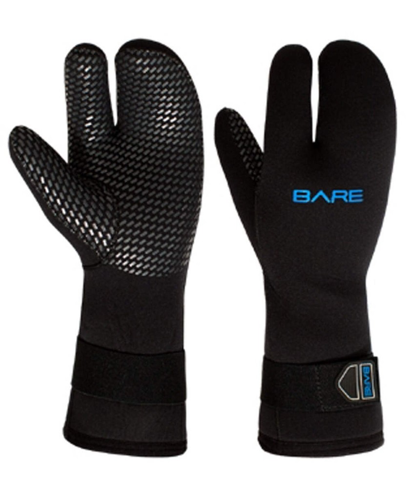 Bare 7mm Three-Finger Mitt Gloves
