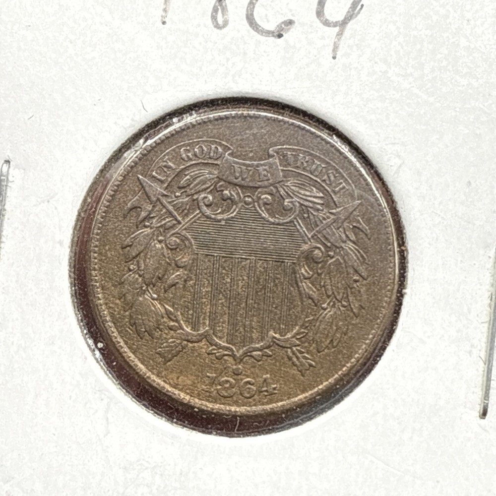 1864 Two Cent Coin