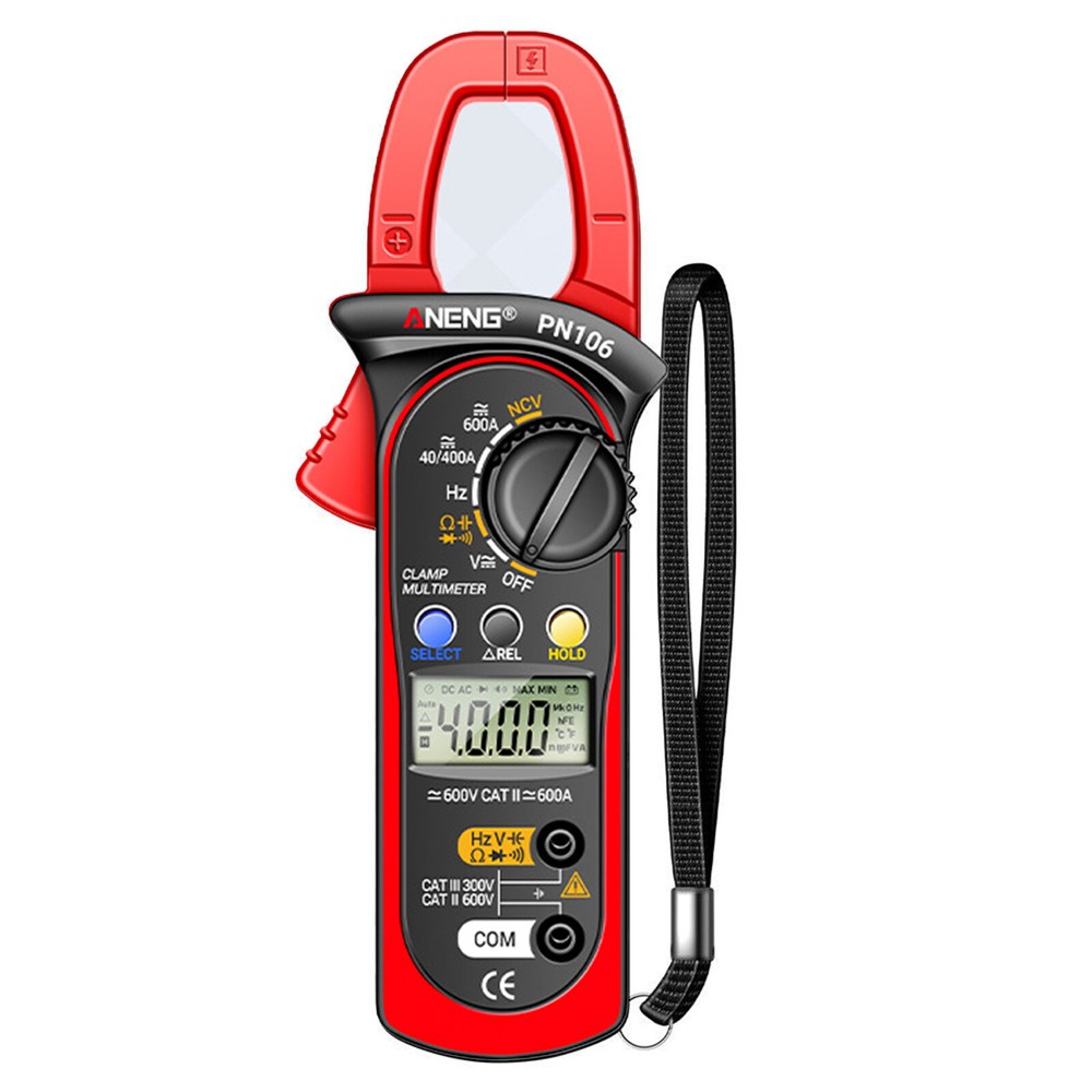 AC/DC Current Digital Clamp Meter Amp Multimeter Handheld Tester 4000 Counts