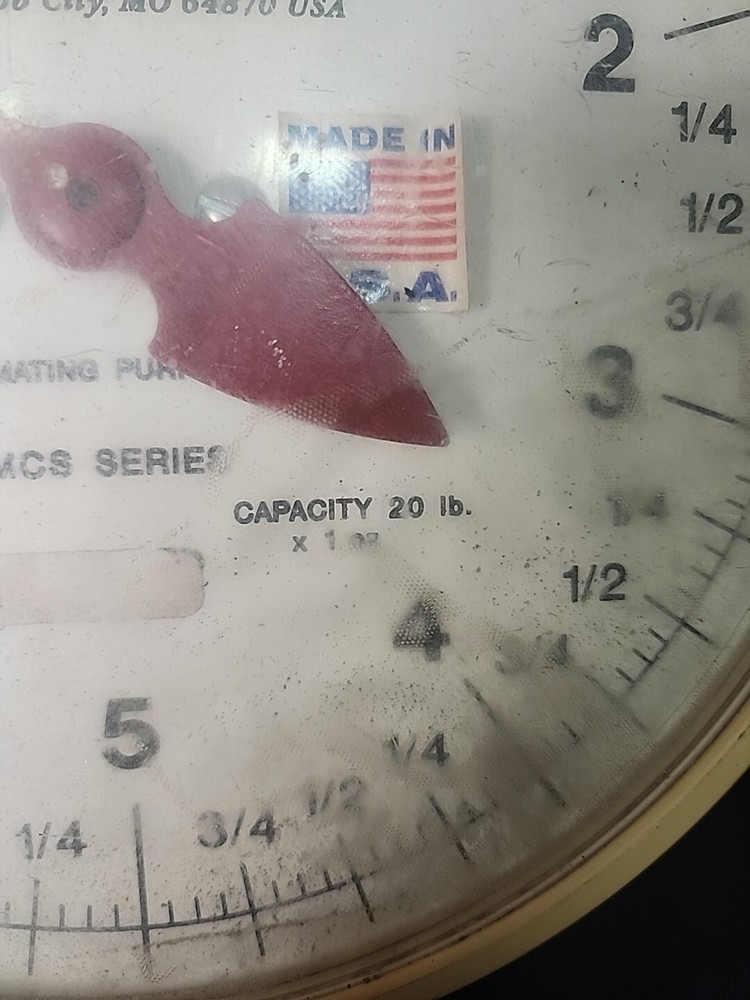 Cardinal Detecto MCS-Series 20lb x 1oz Dial Hanging Scale