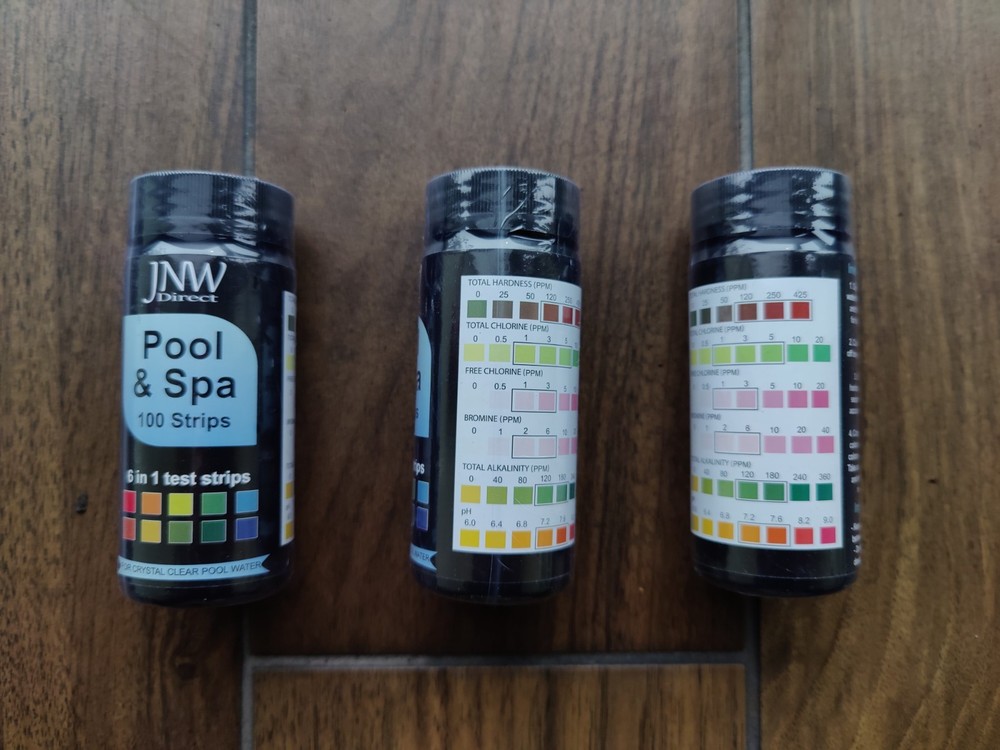 JNW Direct Pool @ Spa Test Strips 6 in 1 Quick & Accurate 100 Strips