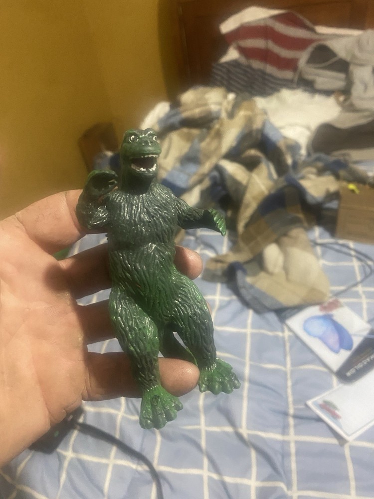 Vintage 1978 TOHO Co. GODZILLA Figure Bendable Bendy Rubber 5”