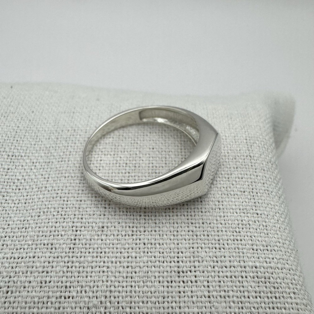 Mens Signet Ring | .925 Sterling Silver | Size 9