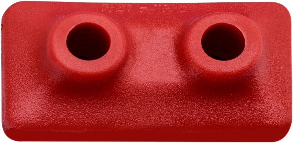 Fast-Trac - 515-48 Extra Large Backer Plates Red Twin 48 Pack