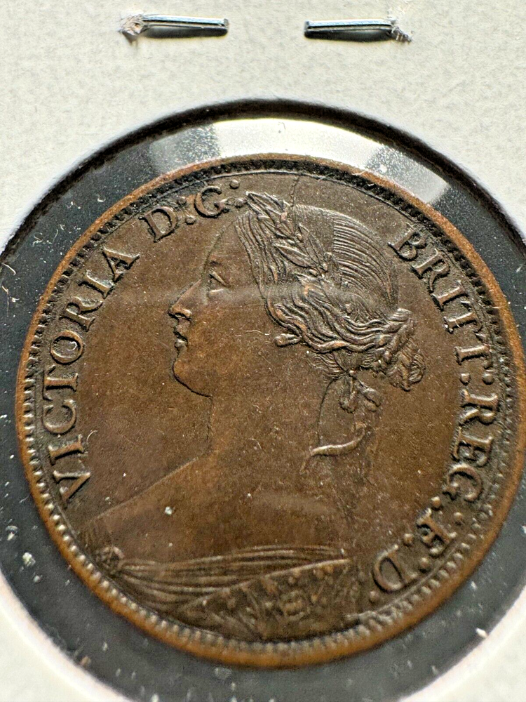 1861 1/2 HALF CENT NOVA SCOTIA HIGH GRADE!