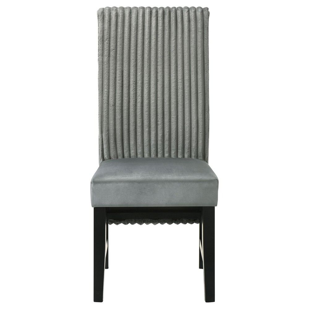 Barrand Upholstered Dining Side Chair Grey
