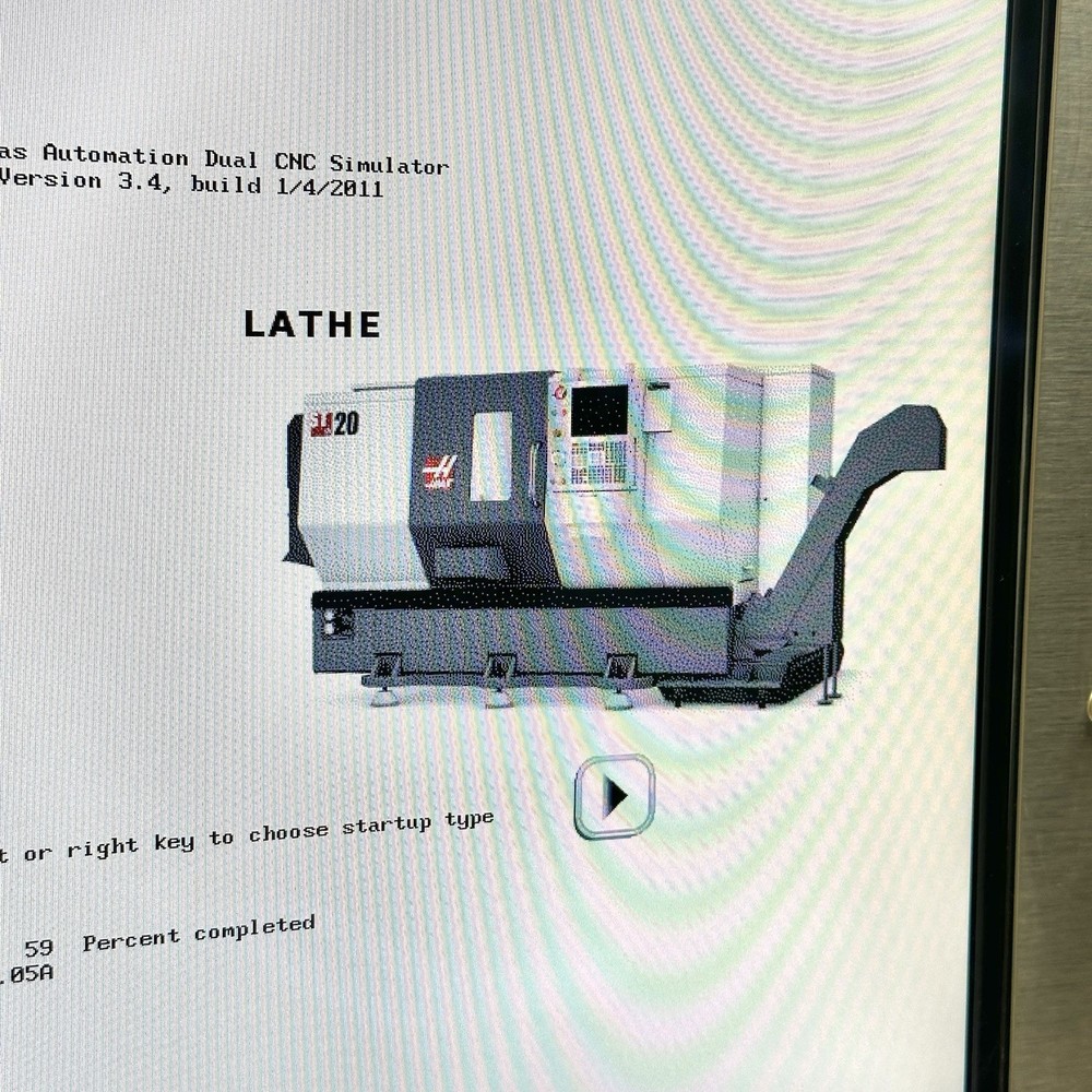 HAAS CSMD Mill Lathe Automation Control Simulator TESTED W Backup Software Batt.