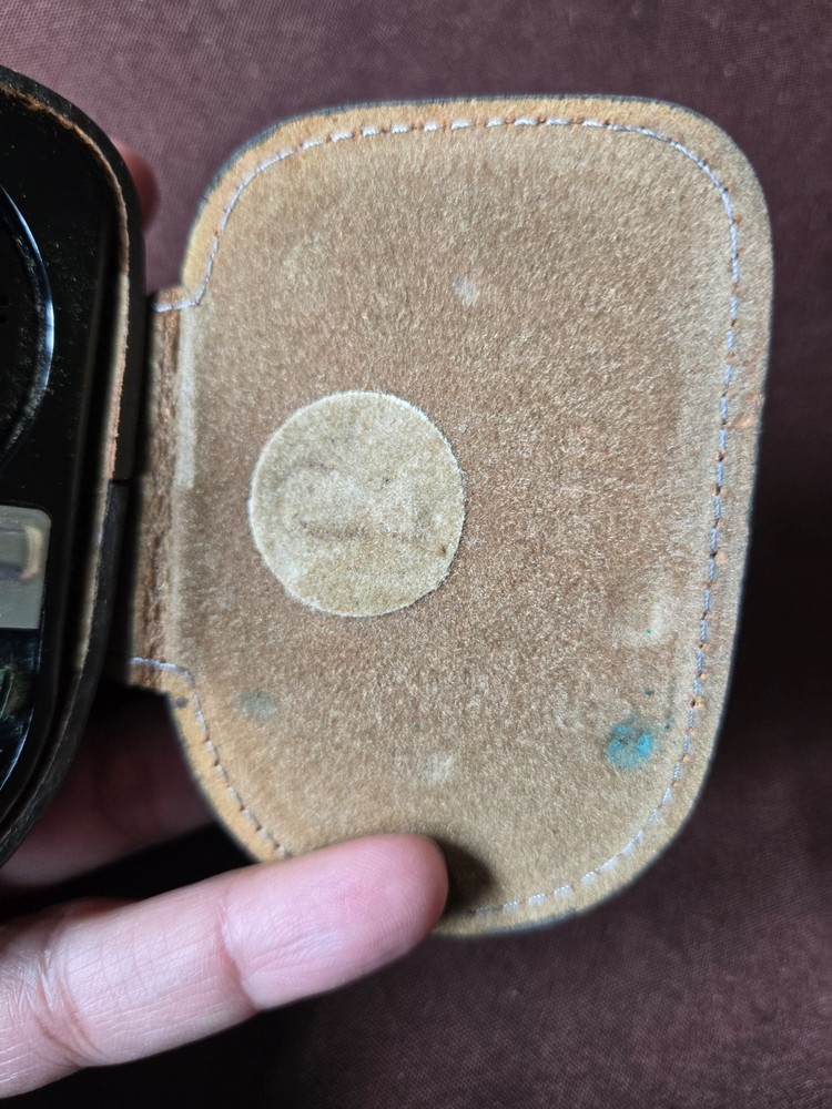 Weston Master IV Exposure Light Meter Model 745 W/ Grey Leather Case Untested