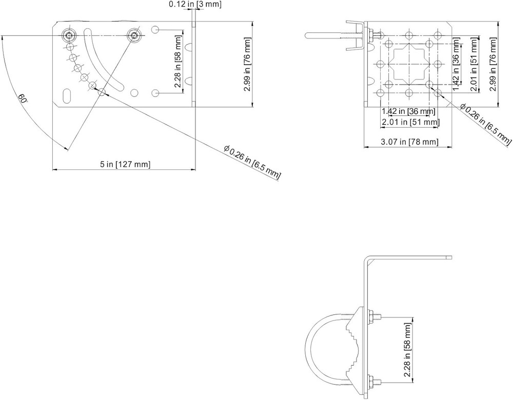 Starlink Antenna Wall Mount Bracket - Adjustable Angle & Durable Design