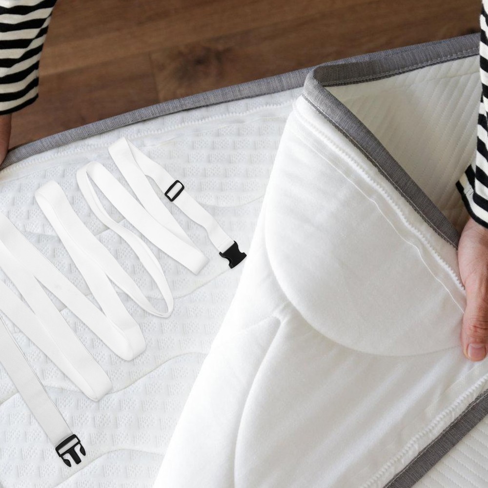 Double Mattress Connection Strap Camping Bed Straps for Topper Connector