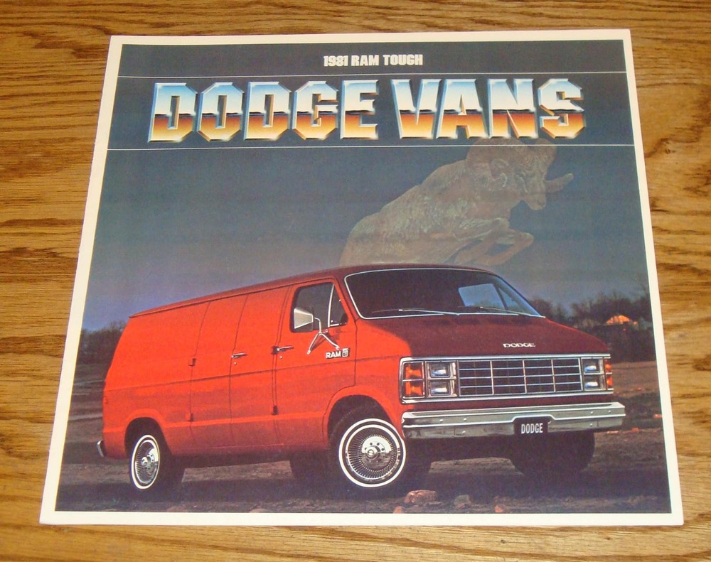 Original 1981 Dodge Ram Van Deluxe Sales Brochure 81
