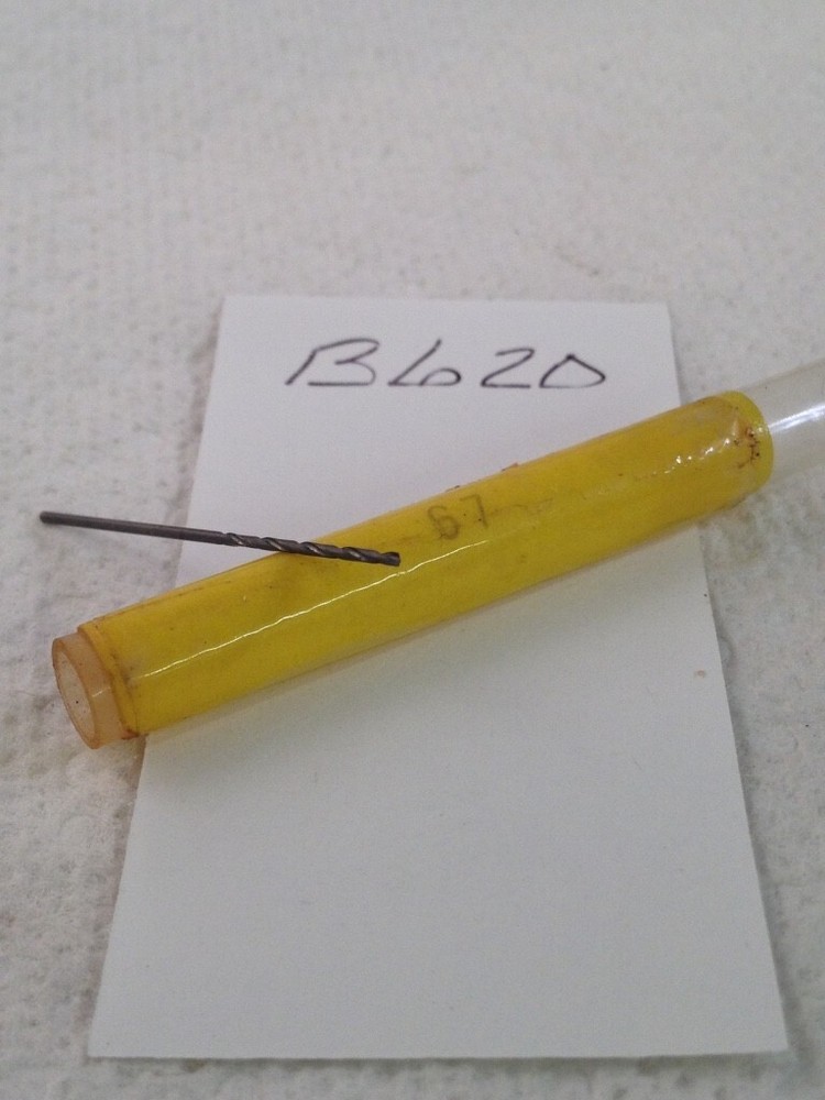 1 NEW USA #67 (.0320") SOLID CARBIDE. SPIRAL DRILL. (B620)